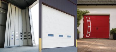 Sectional, Side Hinged and Industrial Side Sliding Garage Doors