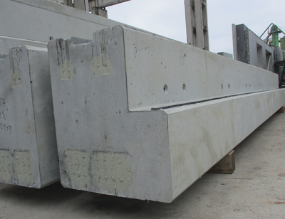 Precast concrete beams